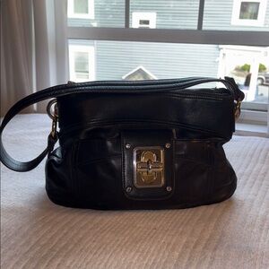 B Makowsky Genuine Leather Shoulder Bag